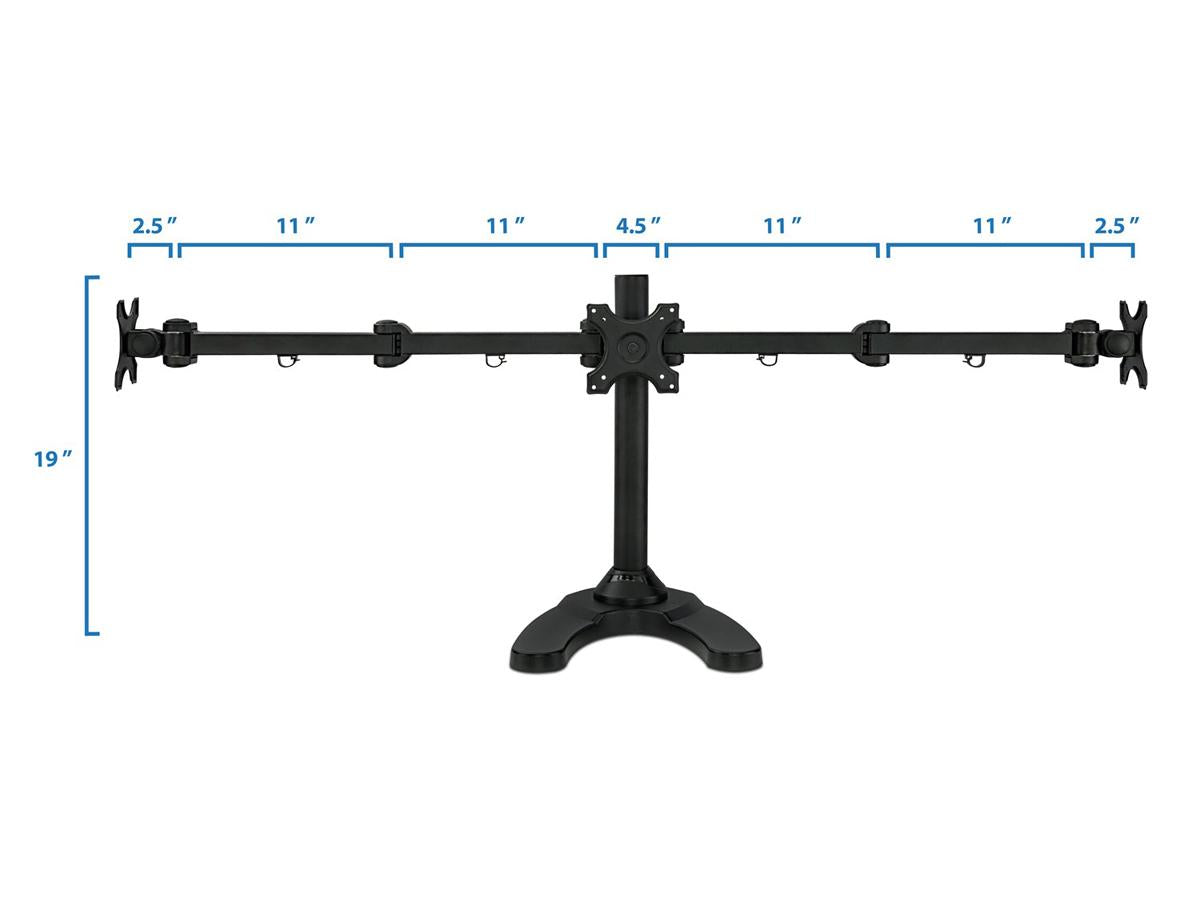 Mount It Triple Monitor Desk Mount Stand Mi-789