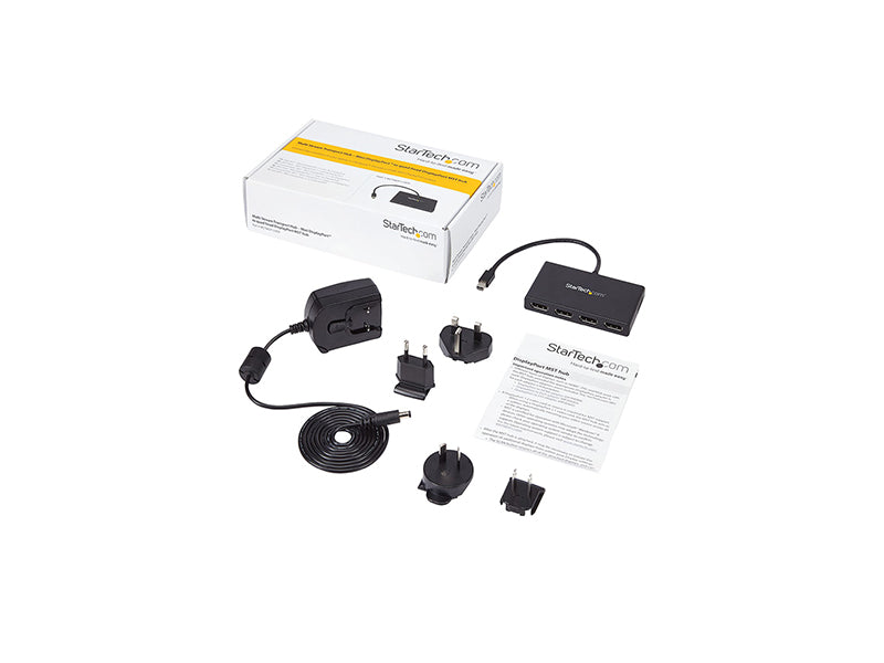 Concentrador Mini DisplayPort MST de 4 puertos Startech.Com - 4K 30Hz - Mini DP T