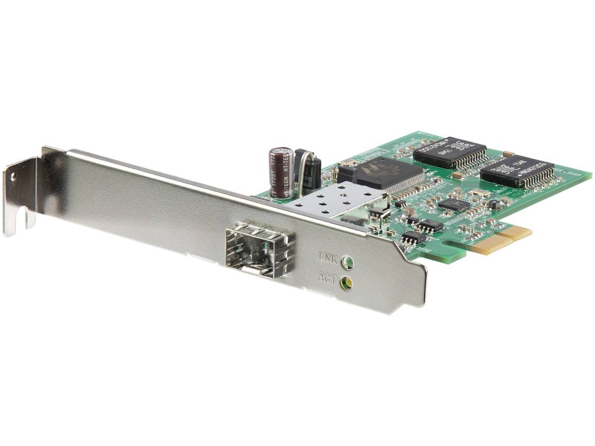 Tarjeta de red de fibra Ethernet Gigabit PCI Express de Startech.Com con puerto operativo