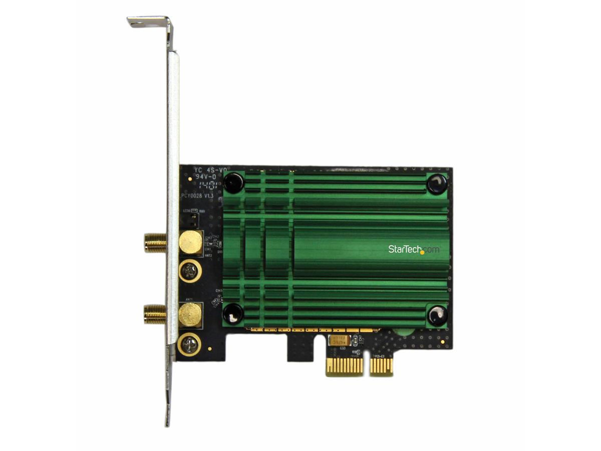 Adaptador de red inalámbrico de doble banda PCI Express Ac1200 de Startech.Com