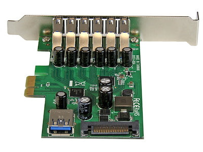 Carte PCI Express USB 3.0 StarTech.com 7 ports (standard et low-profil)