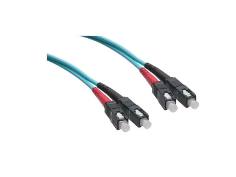 Cable de fibra óptica Axiom Sc/Sc multimodo dúplex OM4 50/125 de 3 m