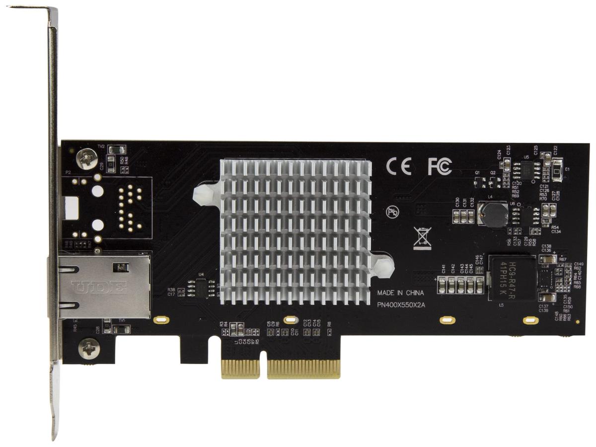 Tarjeta de red PCIe 10G de 1 puerto Startech.Com - 10Gbase-T / Nbase-T -