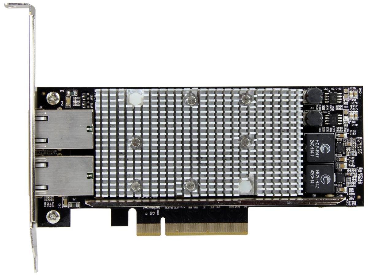Tarjeta de red PCIe de 2 puertos y 10 GB de Startech.Com con agregación de enlaces nativa - 1