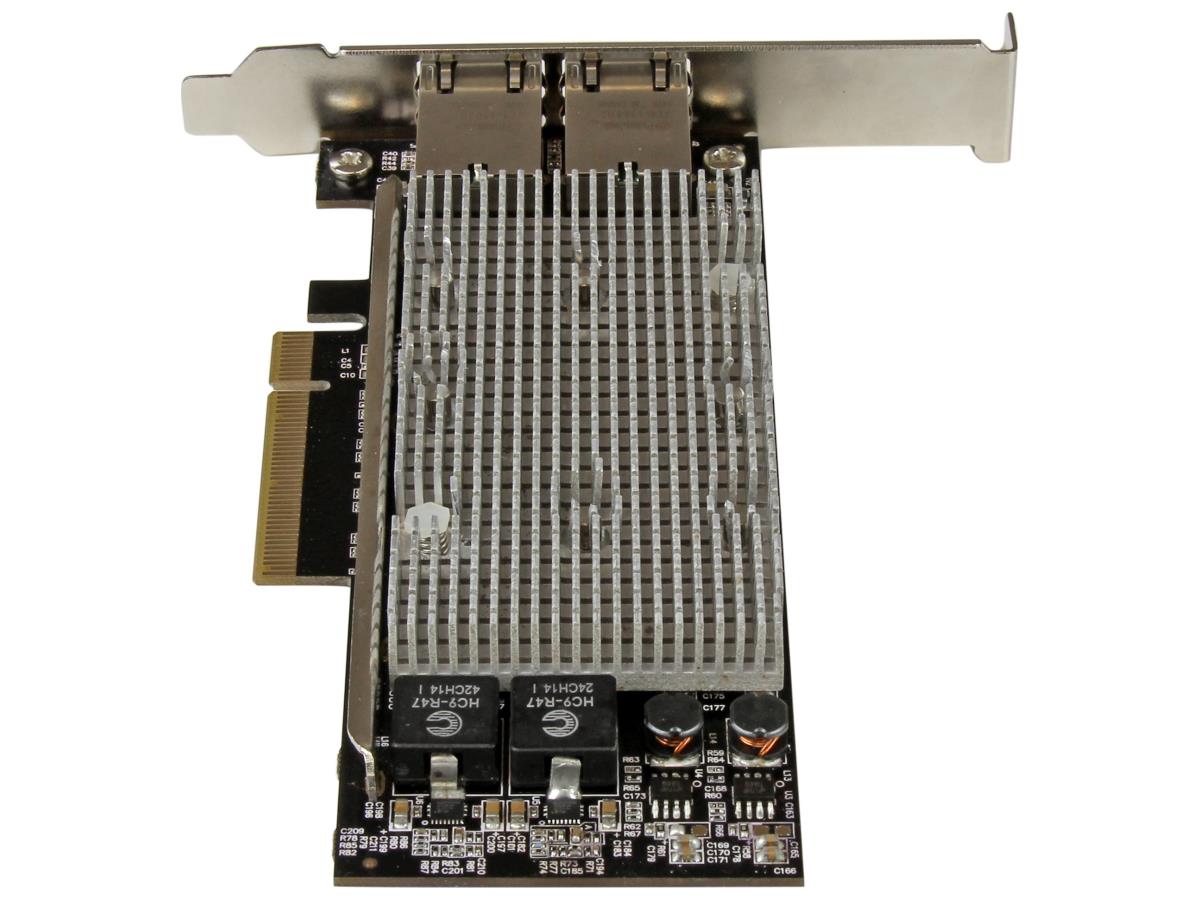 Tarjeta de red PCIe de 2 puertos y 10 GB de Startech.Com con agregación de enlaces nativa - 1