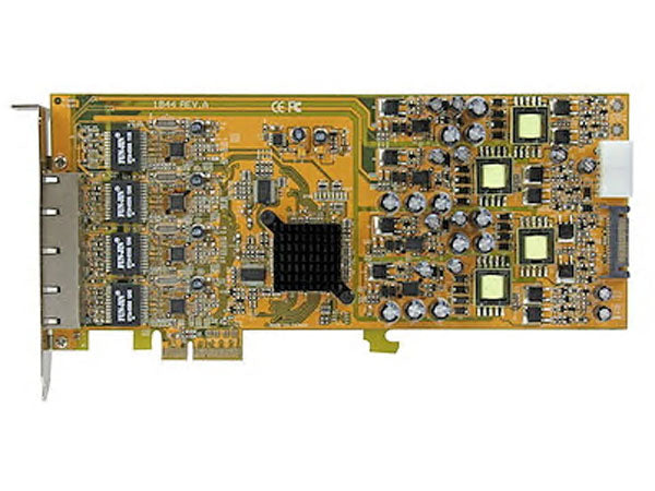 Tarjeta PCIe Startech.Com de 4 puertos Gigabit PoE (Alimentación por Ethernet)