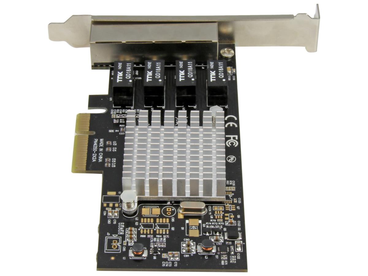 Startech.Com 4 Port Pcie Network Card - Rj45 Port - Intel I350 Chi