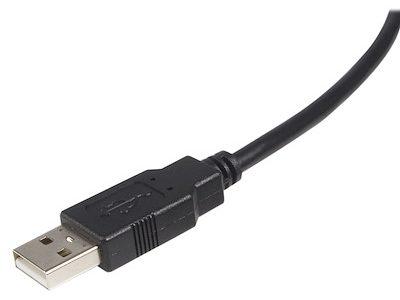 Cable USB 2.0 de 3 m con certificación A a B de Startech.Com - M/M - 3 m (típico)