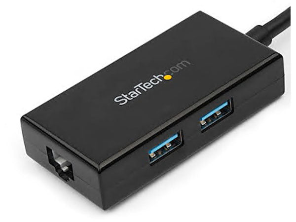Concentrador USB 3.0 de 2 puertos con Ethernet Startech.Com - USB 3.0 x 2 - Giga