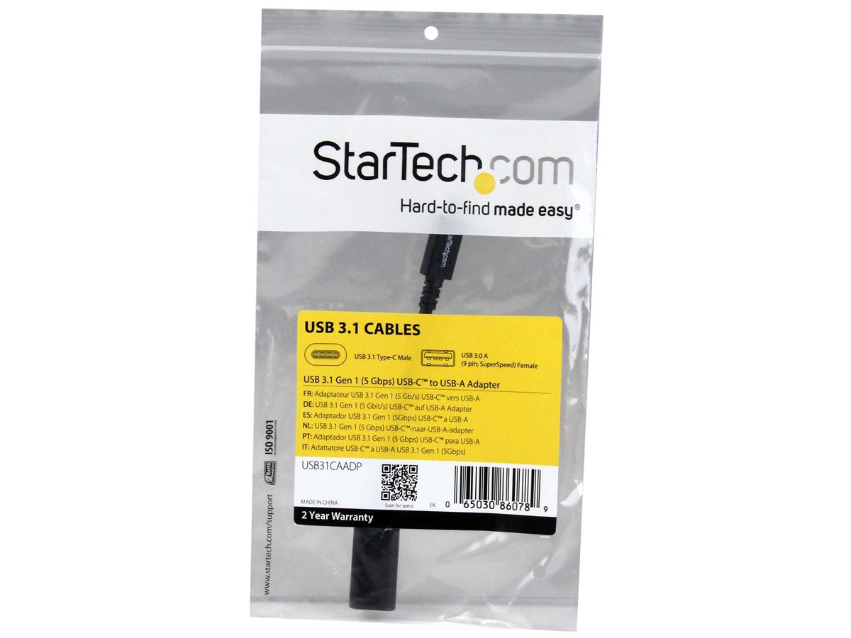 Adaptador USB-C a USB Startech.Com - 6 pulgadas - Certificado USB-Si - USB-C