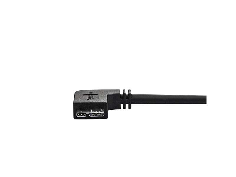Cable Micro USB 3.0 Delgado Startech.Com de 2 m y 1,8 m M/M - Ángulo Recto