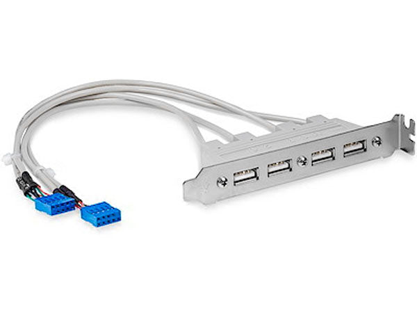 Startech.Com 4 Port Usb A Female Slot Plate Adapter - Usb Panel -