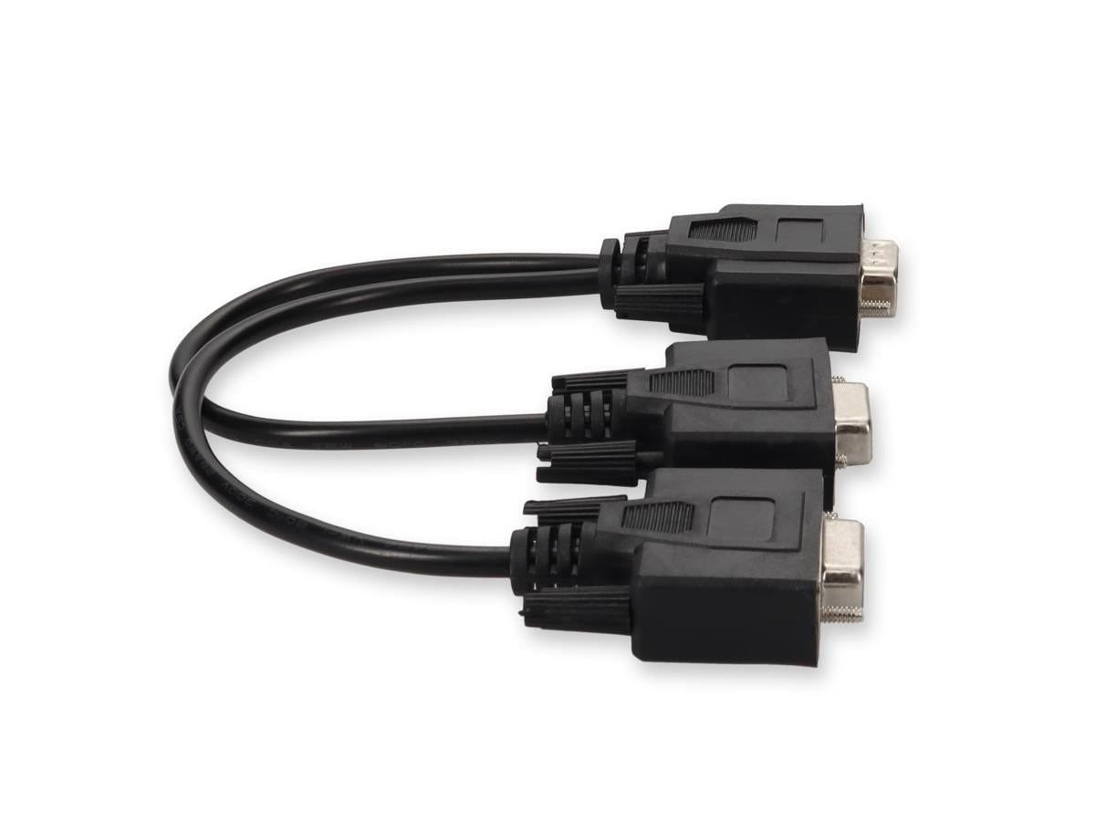 Add-On8In Vga M/F Black Splitter Cable