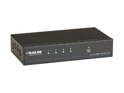 Black Box Corp Hdmi Av De 1 Fuente A 4 Pantallas.