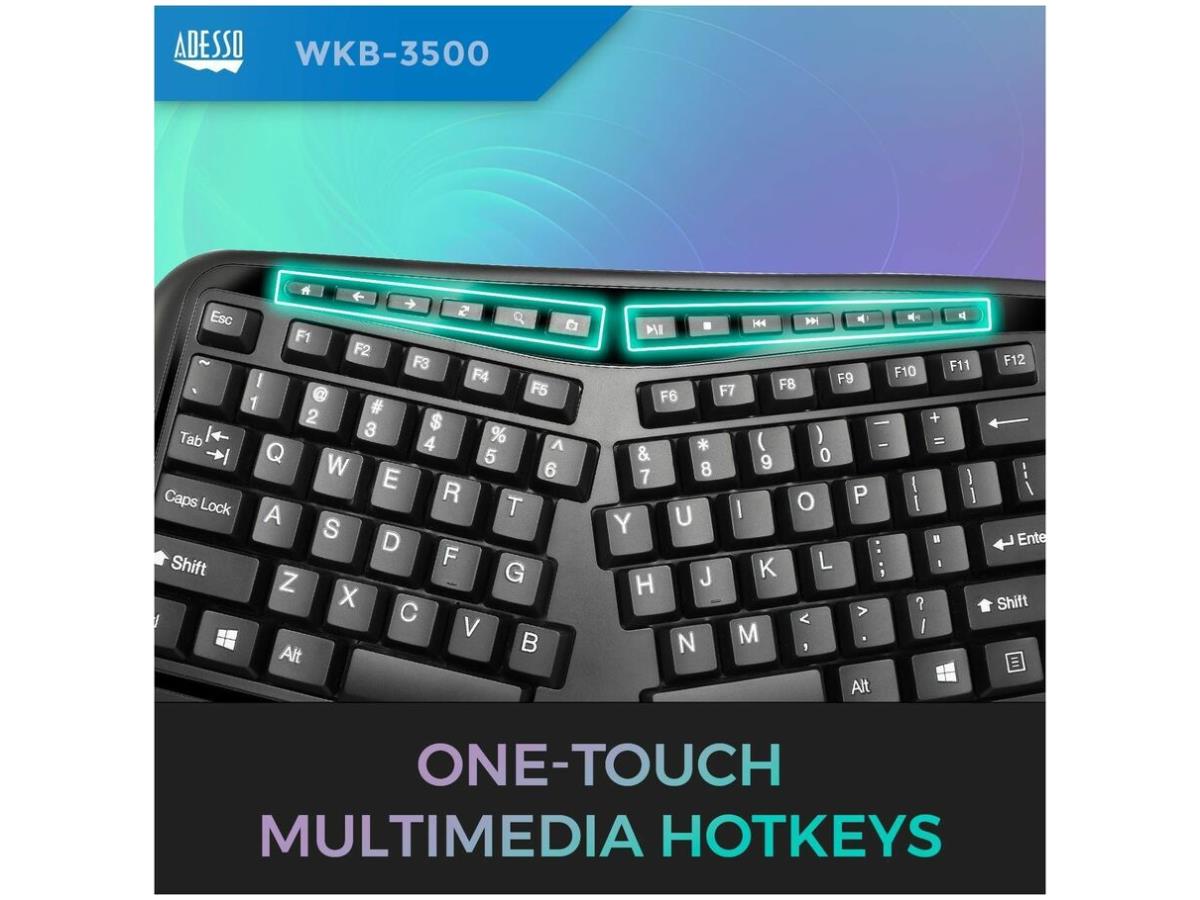 Adesso Truform Med Trkbl 2.4 Ghz Wrls