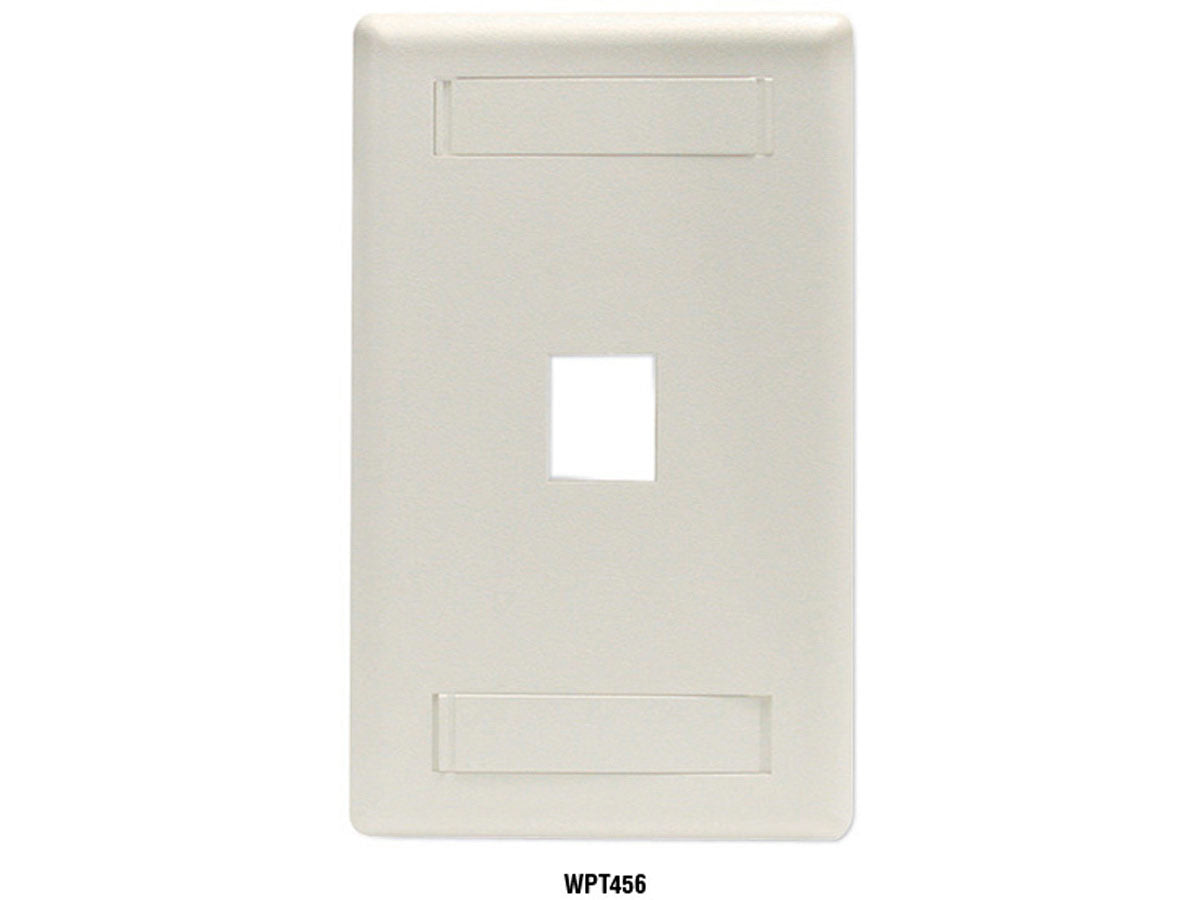 Plaque murale Black Box Corp Tion2 1 port simple Gan Wpt456