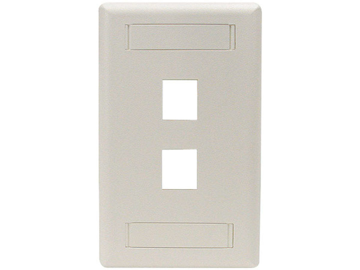 Plaque murale Black Box Corp Tion2 2 ports simple Gan Wpt462