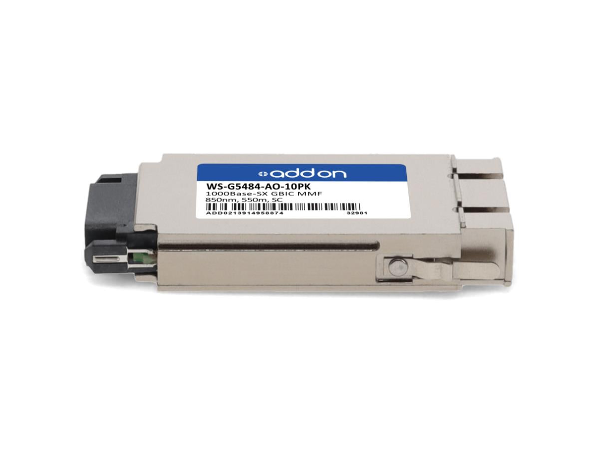 Add-On10Pk Cisco Ws-G5484 Comp Taa Gbic Xcvr