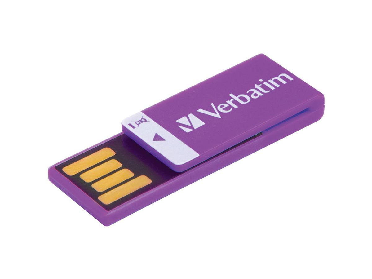 16Gb Clip-It Usb Flash Drive - Wht