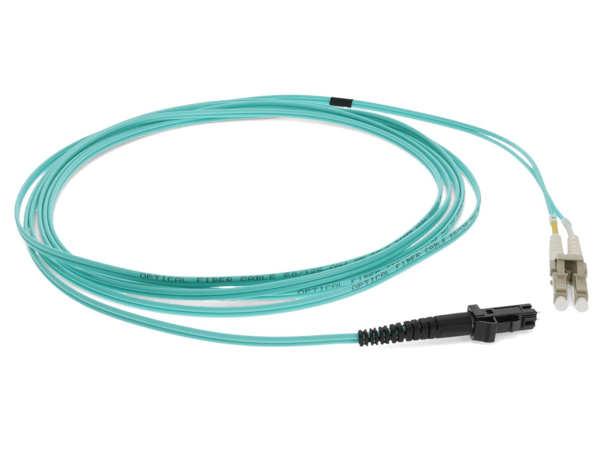 Câble de raccordement fibre optique Add-On3M LC/MT-RJ M/M Om4 Aqua