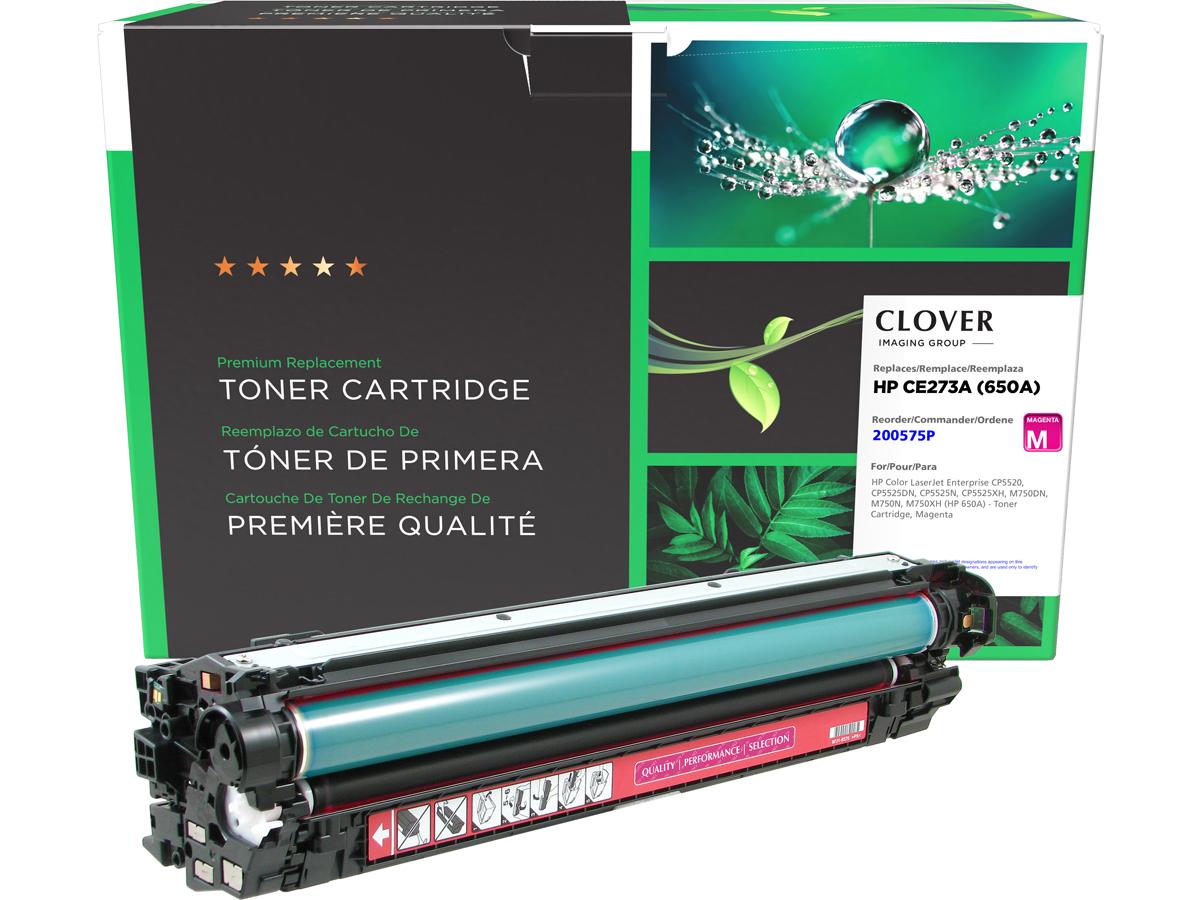 Cartucho de tóner magenta remanufacturado alternativo de Clover Imaging