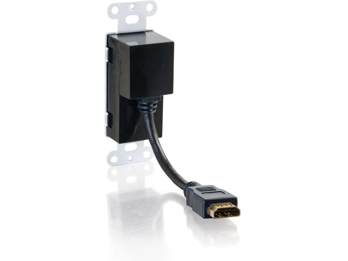 Plaque murale décorative C2G pour câble HDMI (blanc)
