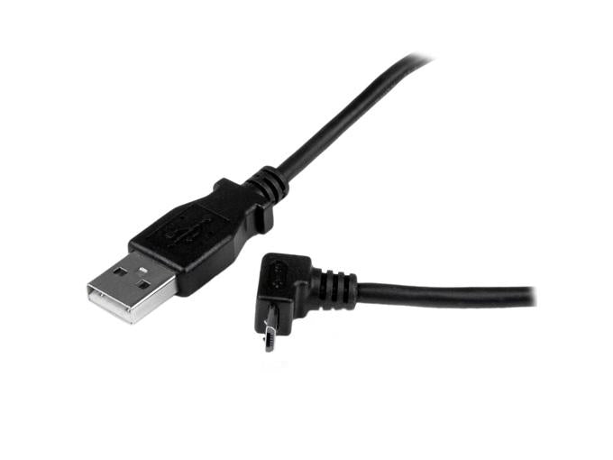 Cable Micro USB Startech.Com de 2 m (A a Micro B en ángulo ascendente)