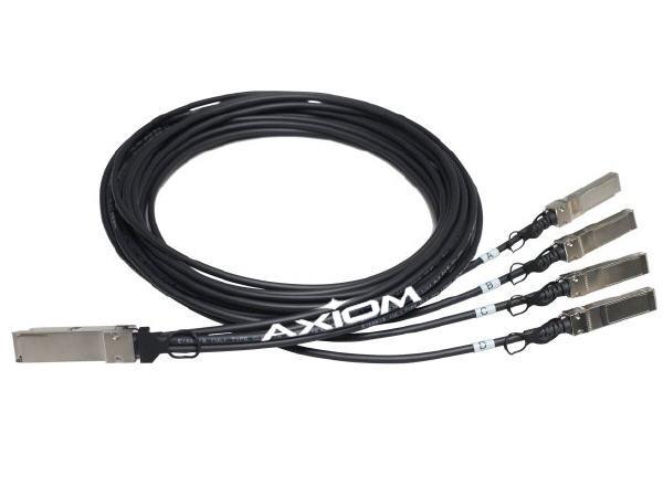 Axiom 40Gbase-Cr4 Qsfp+ To 4 10Gbase-Cu Sfp+ Passive Dac Cable Hp 5M