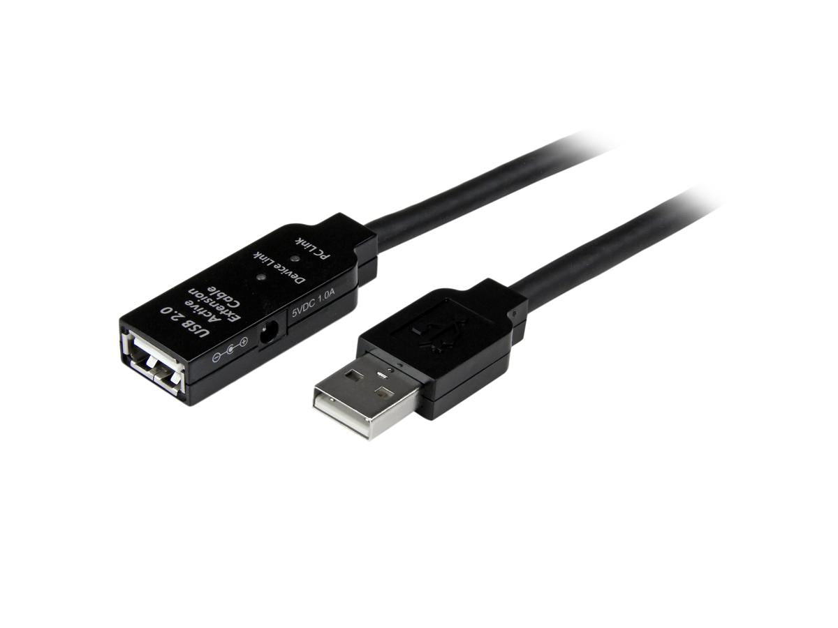 Cable de extensión USB 2.0 activo Startech.Com de 25 m macho a hembra (USB de 25 metros)