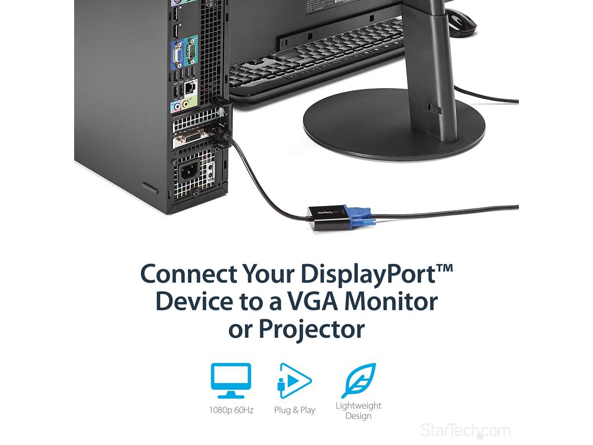 Startech.Com Displayport To Vga Display Adapter - 1080P 1920X1200