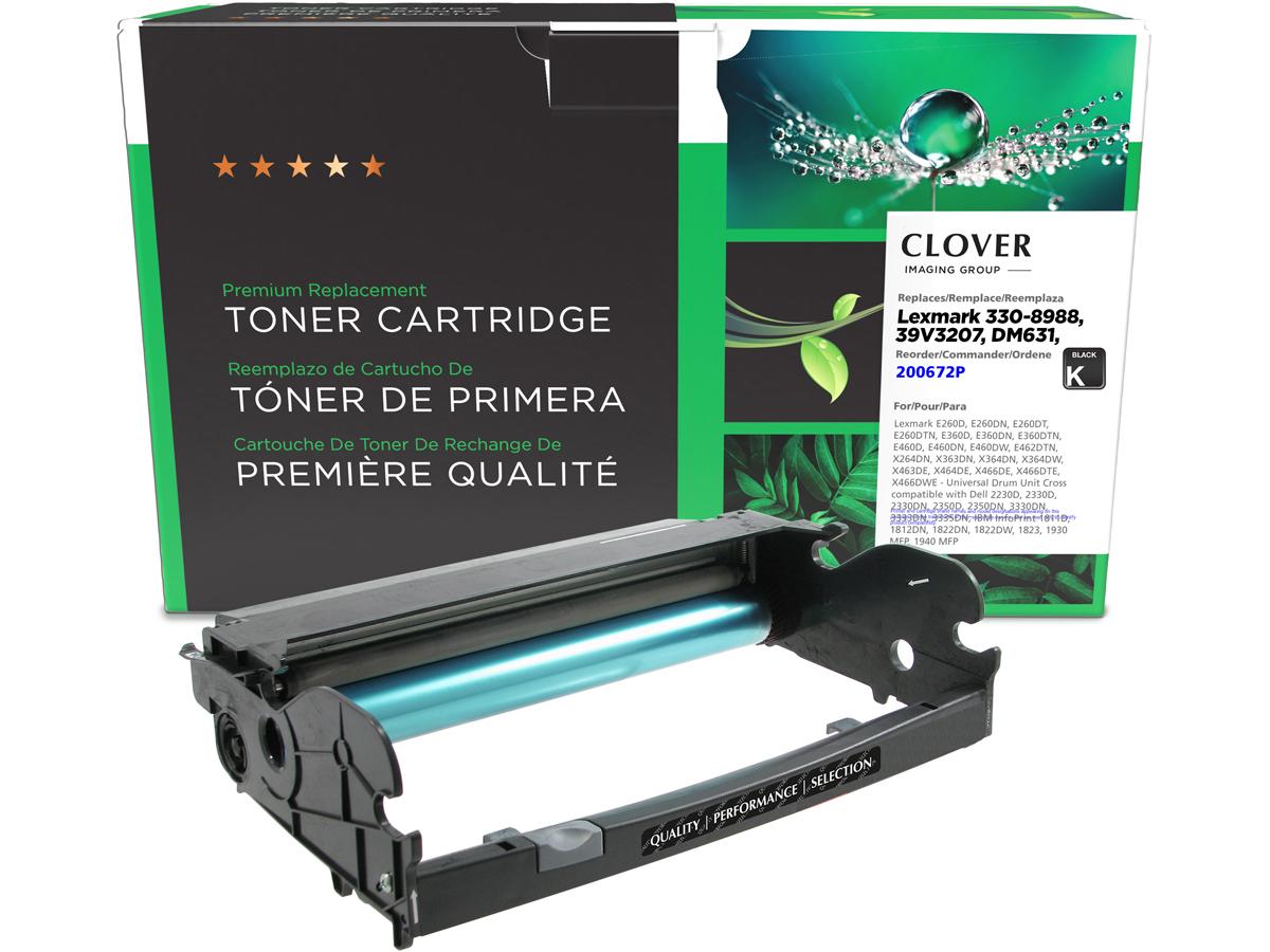Clover Imaging Remanufactured Universal Drum Unit For Lexmark E260