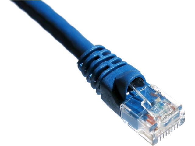 Cable de conexión Axiom Cat5E de 350 MHz, 4,2 m, con funda moldeada (azul)
