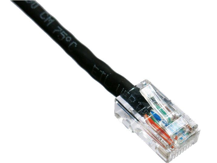 Cable de conexión Axiom Cat5E de 6 m y 350 MHz sin funda (negro)