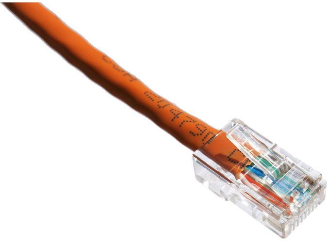 Cable de conexión Axiom Cat5E de 350 MHz, 4,2 m, sin funda (naranja)