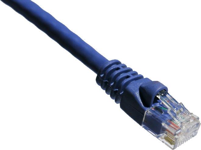 Cable de conexión Axiom Cat5E de 350 MHz, 4,5 m, con funda moldeada (morado)