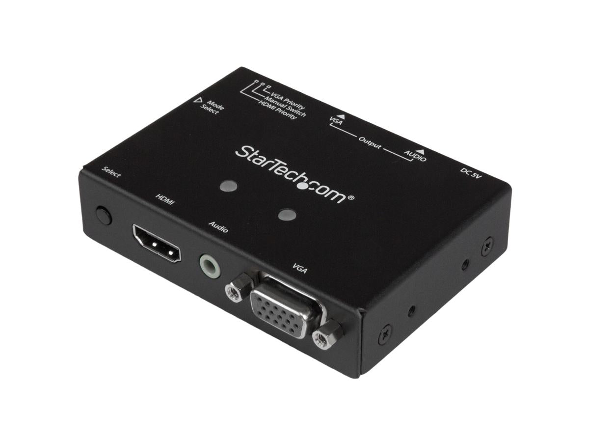 Startech.Com 2X1 Vga + Hdmi To Vga Converter Switch W/ Priority Sw