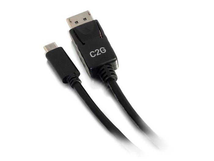 Cable USB-C a DisplayPort C2G negro de 90 cm