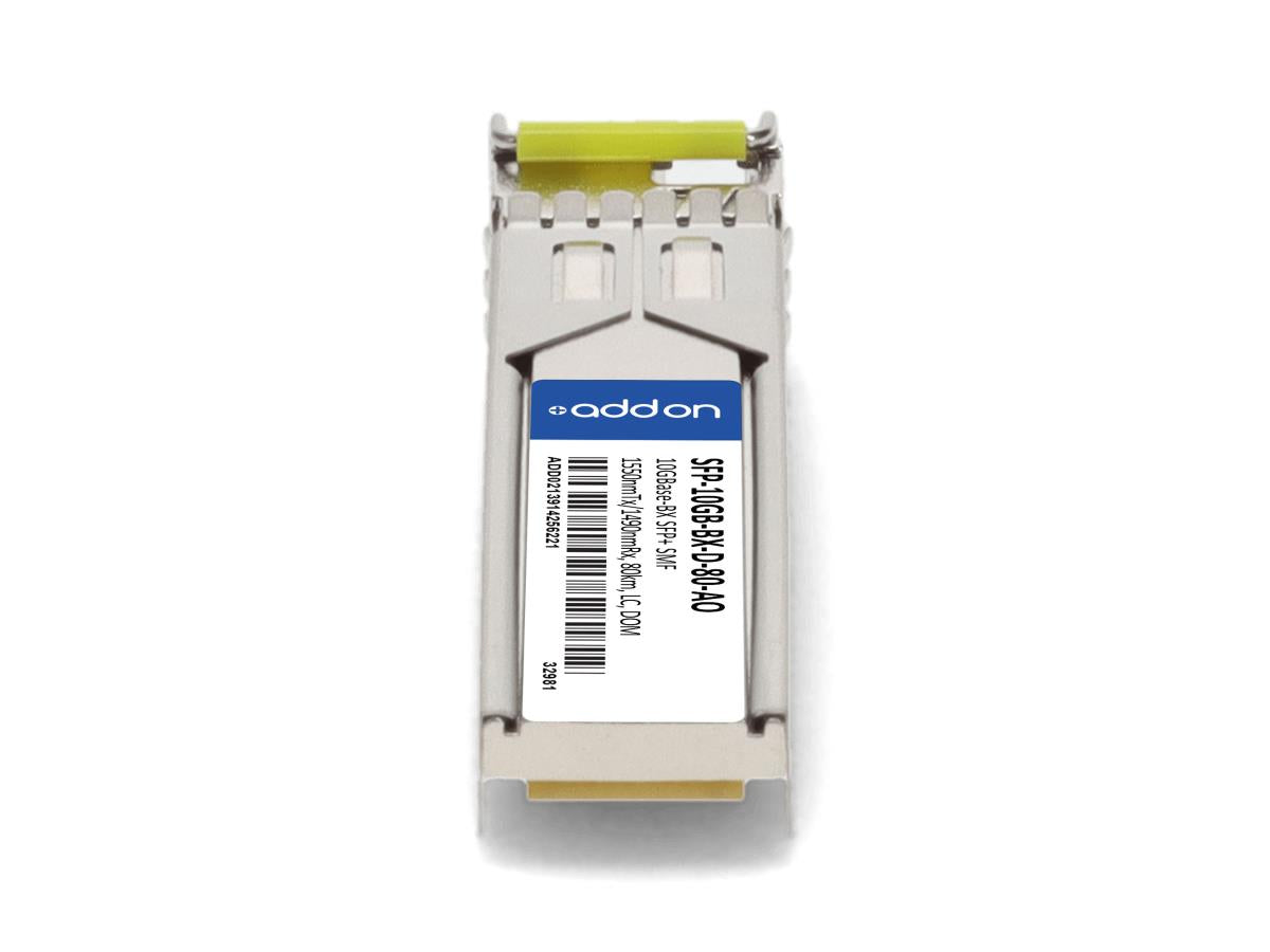 Add-On Msa & Taa Comp 10G-Bx 80Km Sfp+ Lc Xcvr