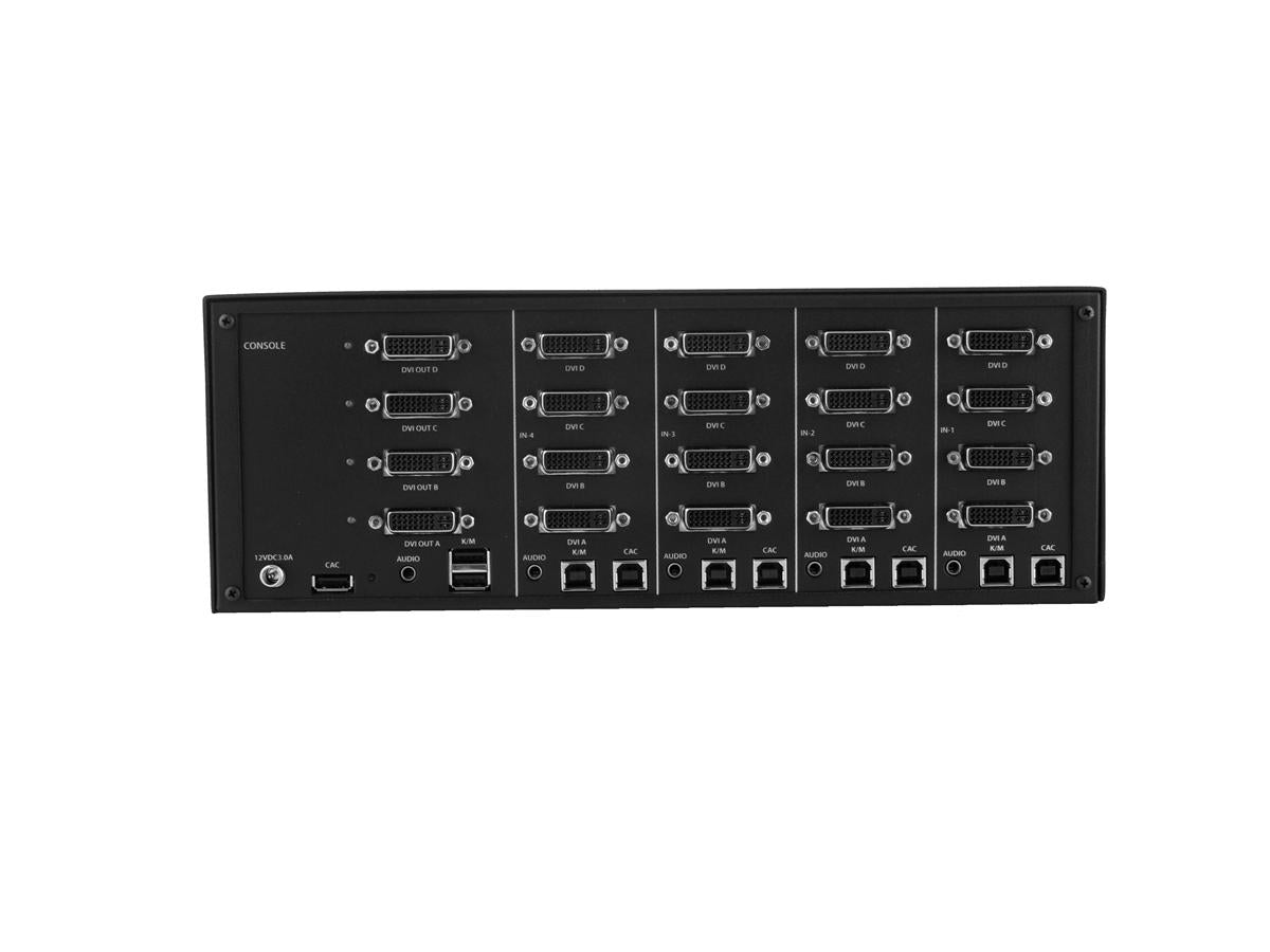 Black Box Corp Niap 3.0 Quad-Head, Hdmi, Cac, 4K, 4-Pt,