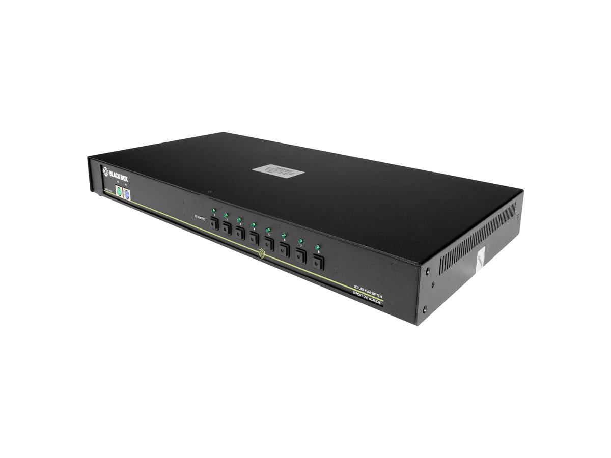 Black Box Corp Niap 3.0 Single-Head, Dvi-I, Ps/2, 8-Pt,