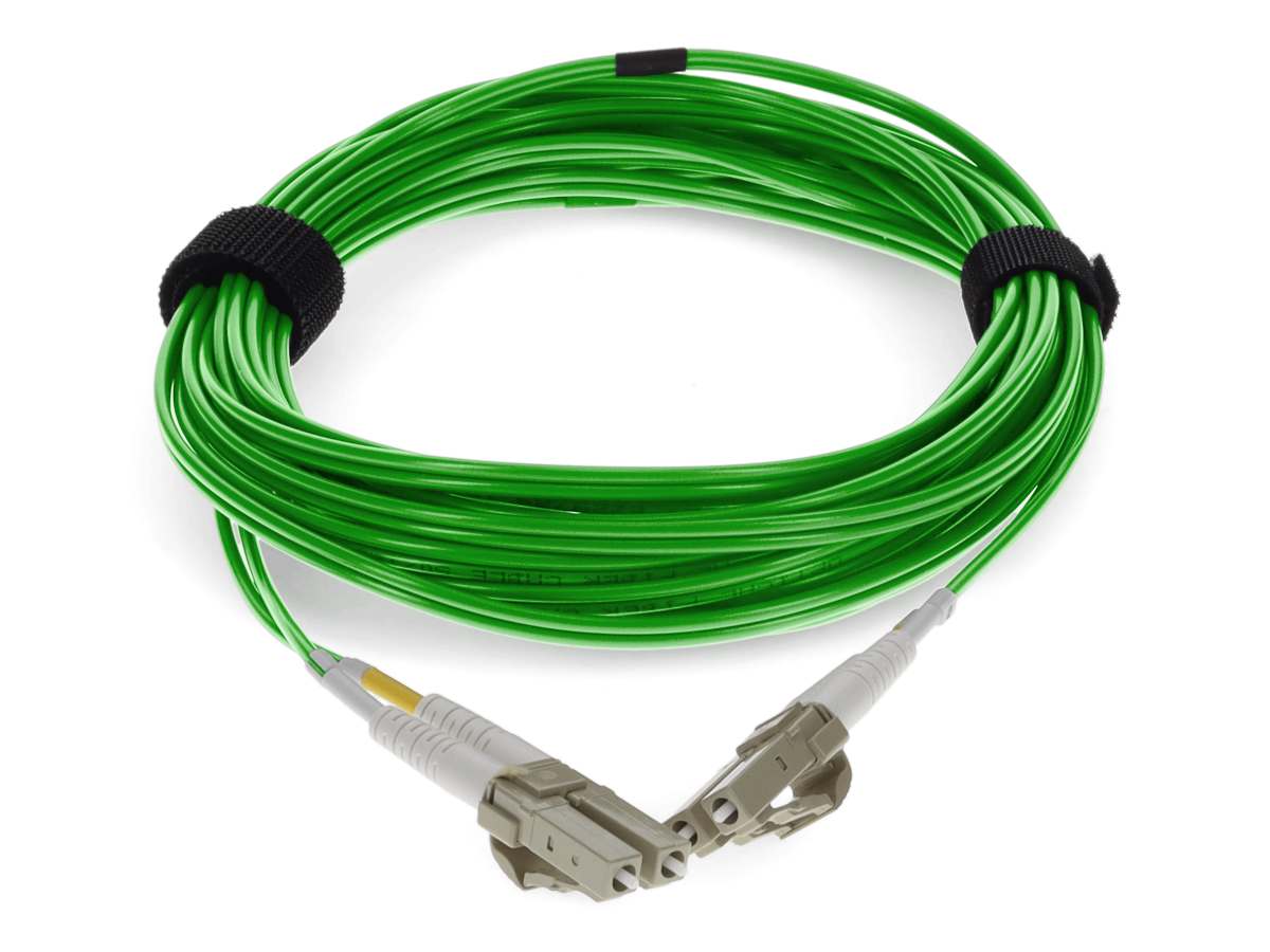 Câble patch fibre optique vert Add-On5M LC M/M Om4