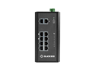 Black Box Corp 10P Fast Eth Ind Sw Poe+
