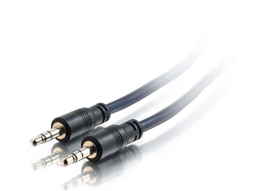 Câble audio stéréo C2G 75 pi 3,5 mm avec connecteurs discrets M/M