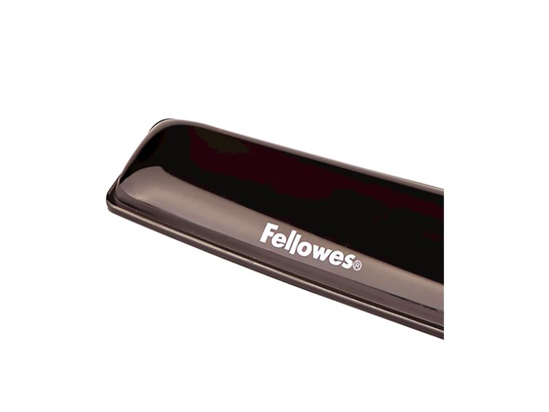 Soporte de muñeca para teclado Fellowes Crystals, color negro