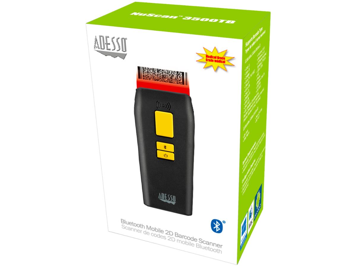 Scanner de codes-barres 2D portable Bluetooth Med