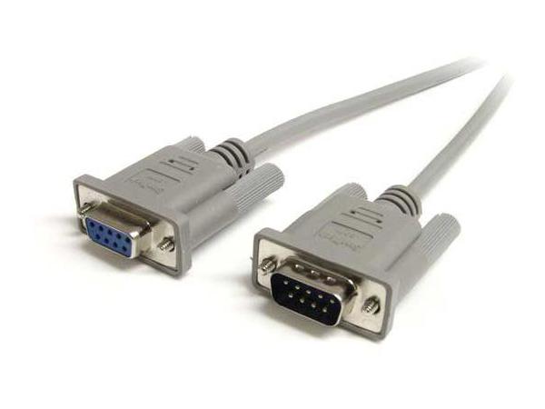 Cable serial directo Startech.Com de 1,8 m - DB9 macho a hembra (Mxt100)