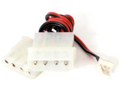 Adaptador de ventilador de 12 pulgadas Startech.Com - Caja divisora de alimentación TX3 a 2X Lp4