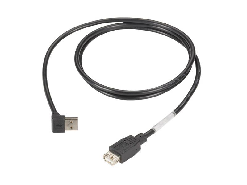 Cable USB 2.0 tipo A macho de Black Box Corp., ángulo recto/tipo