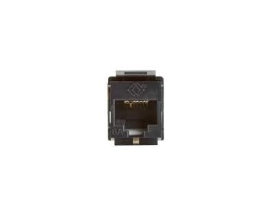 Black Box Corp Cat6A Keystone Jack, Black