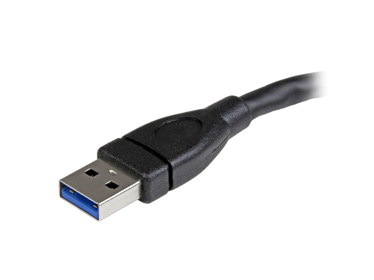 Cable adaptador de extensión USB 3.0 corto de 6 pulgadas (USB-A macho) de Startech.Com